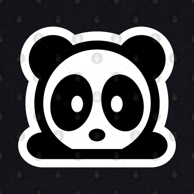 Bambu Brand Logo Panda Black White Bamboo Forest Grass by Bambu